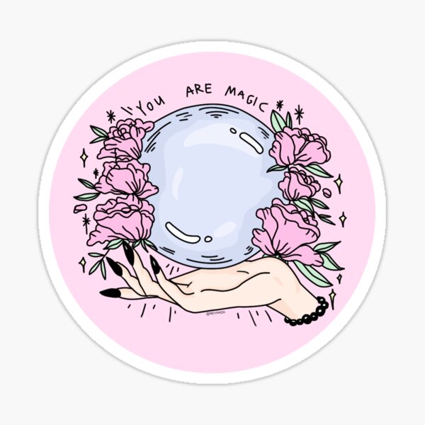 you are magic -pink- Sticker