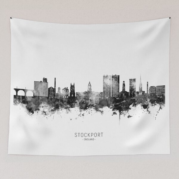 Item preview, Stockport England Skyline designed and sold by ArtPrints.