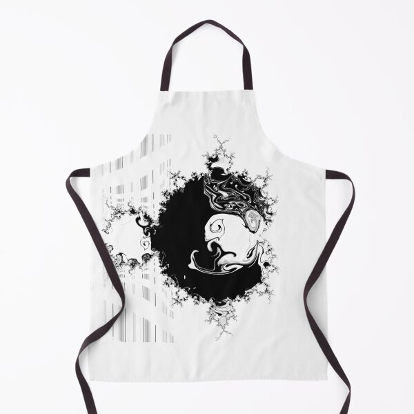 Item preview, black and white fractal with monster in center designed and sold by GilbertZenner.