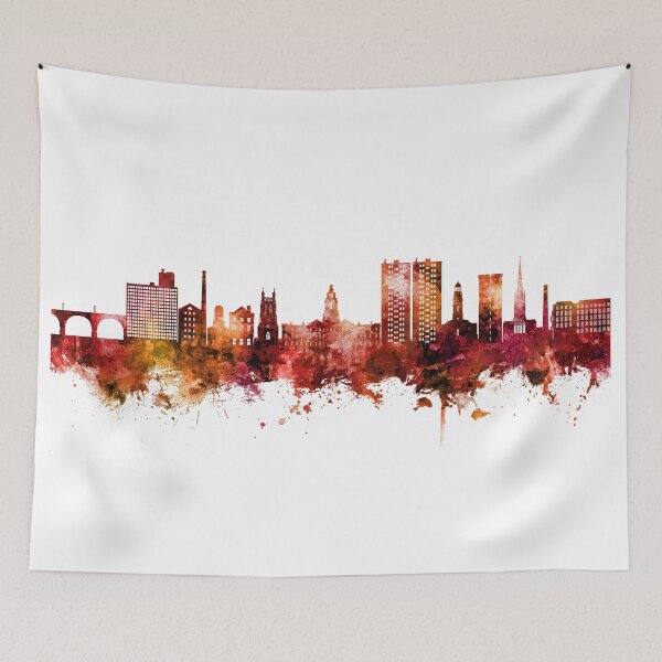 Item preview, Stockport England Skyline designed and sold by ArtPrints.