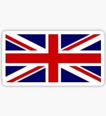 Union Jack, British Flag, UK, United Kingdom, Pure & simple, 1:2 Sticker