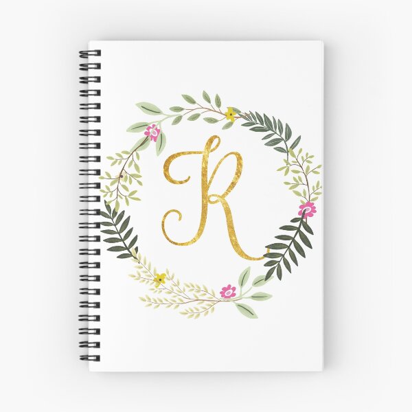 Item preview, Floral and Gold Initial Monogram R designed and sold by Chiccountry.