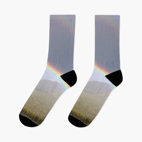 Item preview,  Sorry for your loss for a pet going over the rainbow bridge - pet loss | rainbow over the mountains designed and sold by meraviglioso.