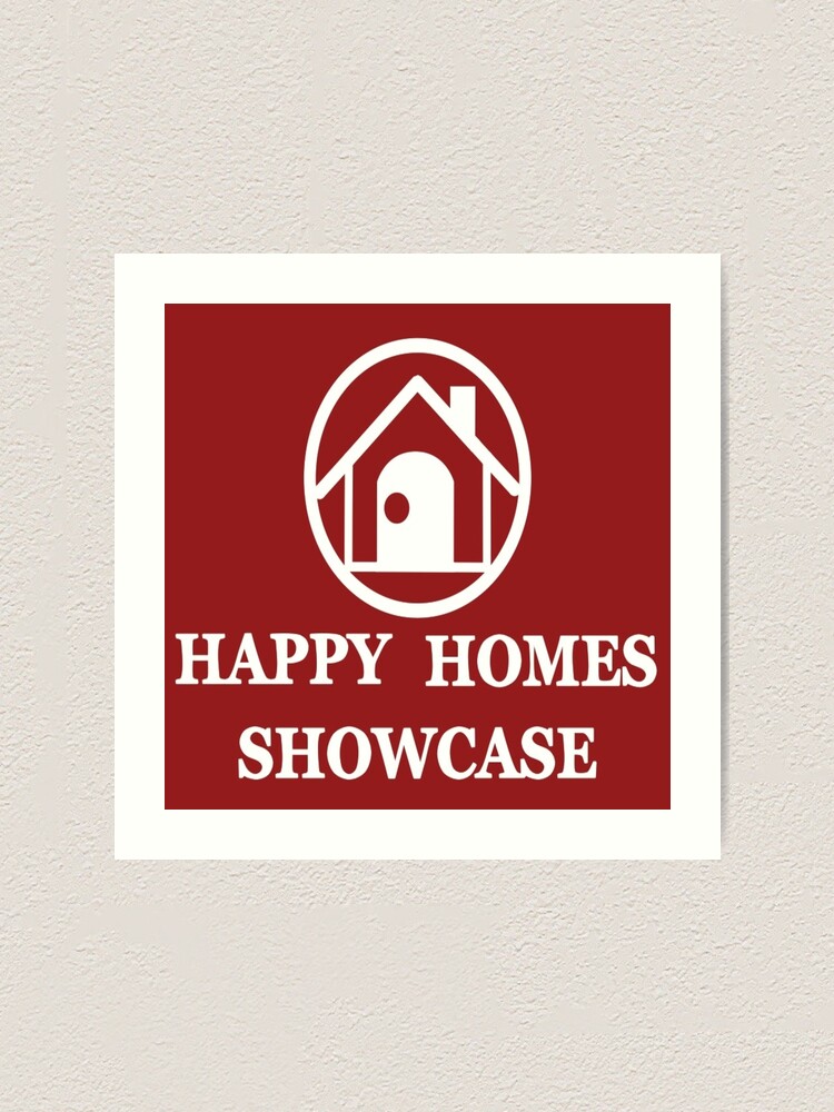 "Happy Homes Showcase Logo" Art Print for Sale by TheFoxyAssassin