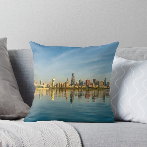 Item preview, Hazy Golden Chicago Skyline designed and sold by mljdwhite.