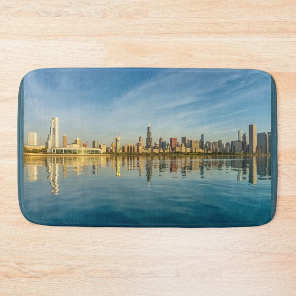 Item preview, Hazy Golden Chicago Skyline designed and sold by mljdwhite.