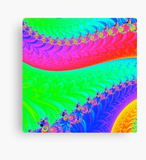 Psychedelic Dragonback 2 Canvas Print