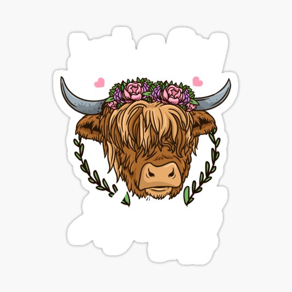 Vista previa del artículo con la obra «Highland Cow Granjero escocés Highland Cow Lover», diseñado y vendido por CreativeGiftShp.