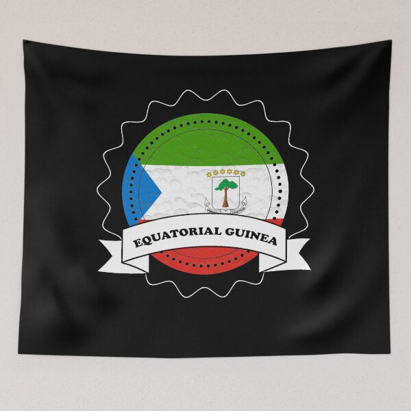 Item preview, Equatorial Guinea Emblem-Badge-Flag designed and sold by Gina-Driada.