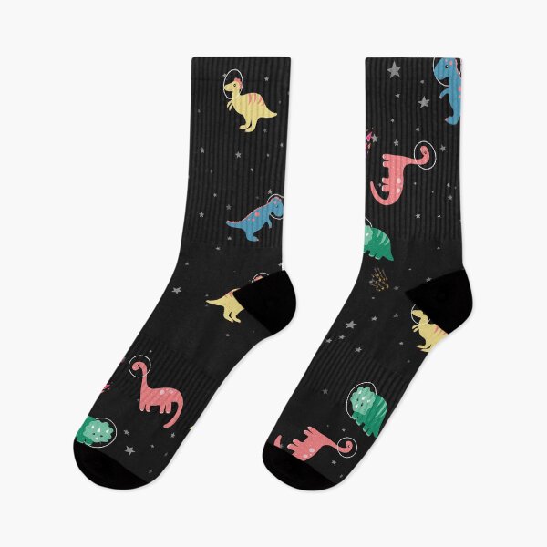 Item preview, dinosaur in space pattern designed and sold by Northendesigns.