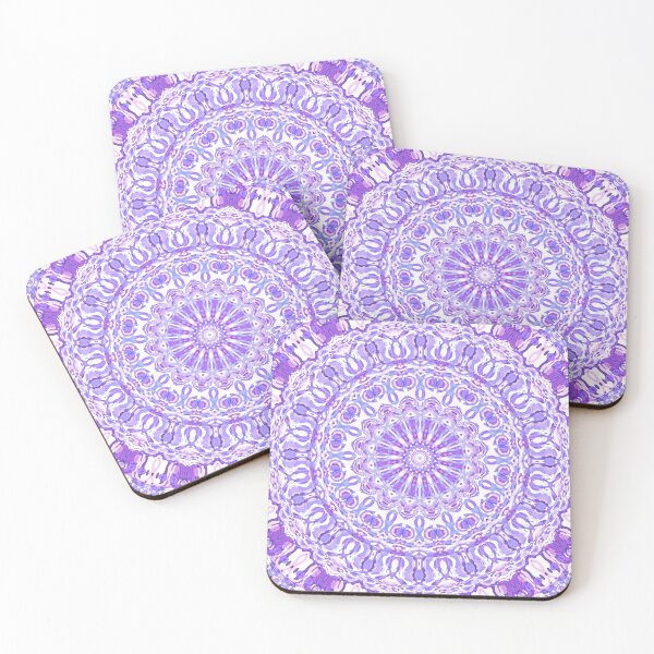 Item preview, Violet Ray Mandala designed and sold by Kelly Dietrich Mandala & Fractal Art.