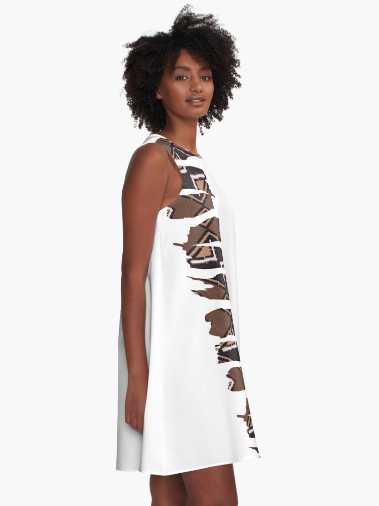 Vestido acampanado for Sale con la obra «Telas africanas - cera # 3» de  12points