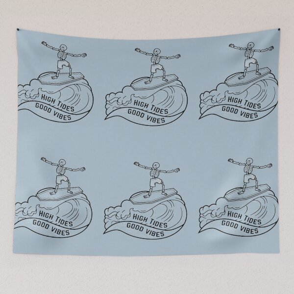 Item preview, High Tides Good Vibes Design designed and sold by luckyturtles.