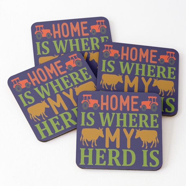 Item preview, Home Is Where My Herd Is  designed and sold by S Cube Design.