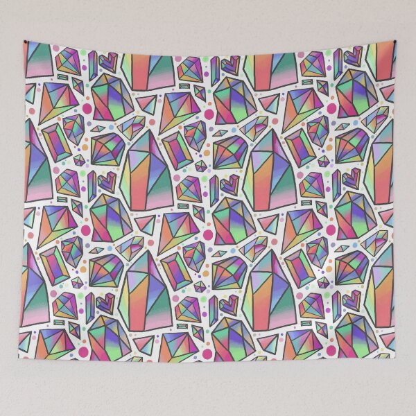 Item preview, Iridescent Crystals  designed and sold by PinkPearlPrints.