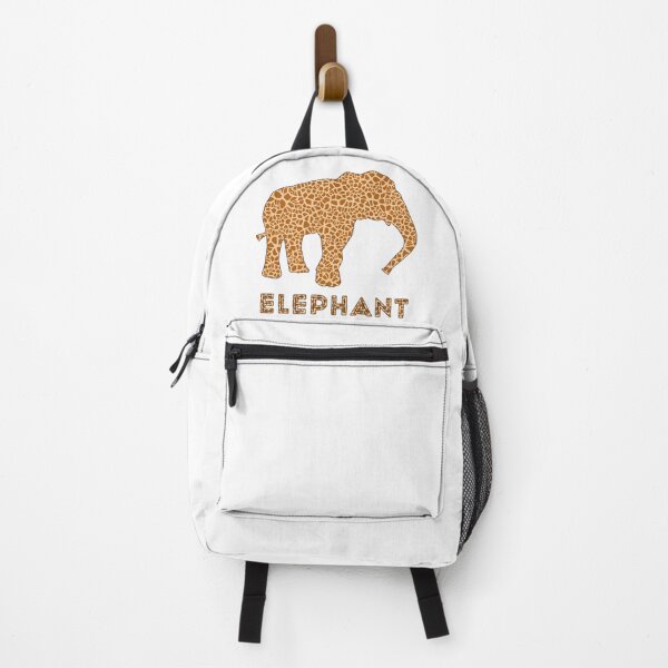 Item preview, Cartel retro del club de elefantes con textura de jirafa. ¡Un regalo encantador perfecto para los fanáticos y amantes de los elefantes, las jirafas y la vida silvestre! designed and sold by ElephantClub.