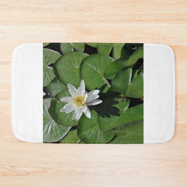 Item preview, white lotus flower on the pond designed and sold by Olga Kydryavskaya.