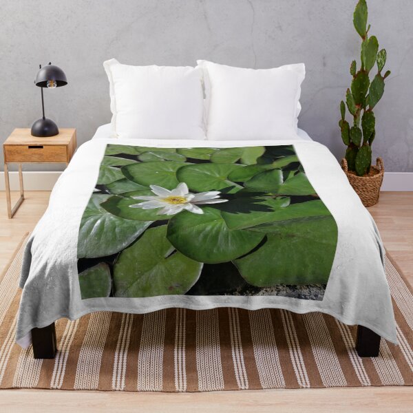 Item preview, white lotus flower on the pond designed and sold by Olga Kydryavskaya.
