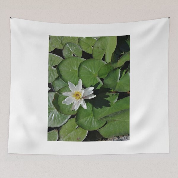 Item preview, white lotus flower on the pond designed and sold by Olga Kydryavskaya.