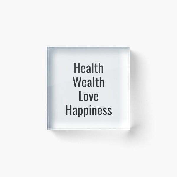 Item preview, Health Wealth Love Happiness designed and sold by NathanCLife.