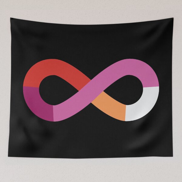 Item preview, Autistic Pride - Lesbian designed and sold by Littlezilla.