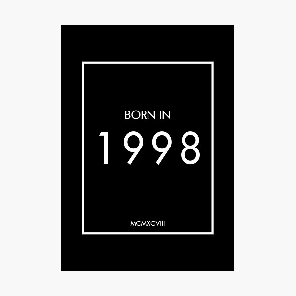 Item preview, Born in 1998 year designed and sold by Typography & Streetwear.