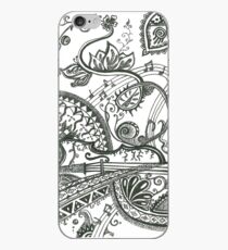 Psychedelic violin iPhone-Hülle & Cover