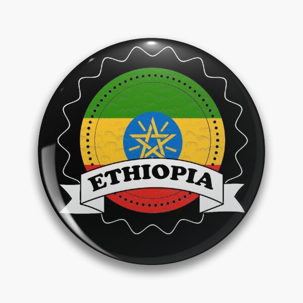 Item preview, Ethiopia Emblem-Badge-Flag designed and sold by Gina-Driada.