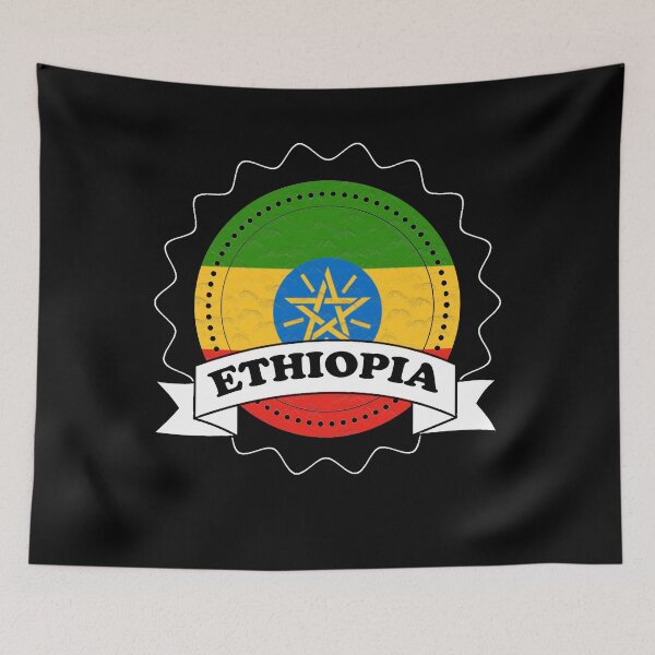 Item preview, Ethiopia Emblem-Badge-Flag designed and sold by Gina-Driada.