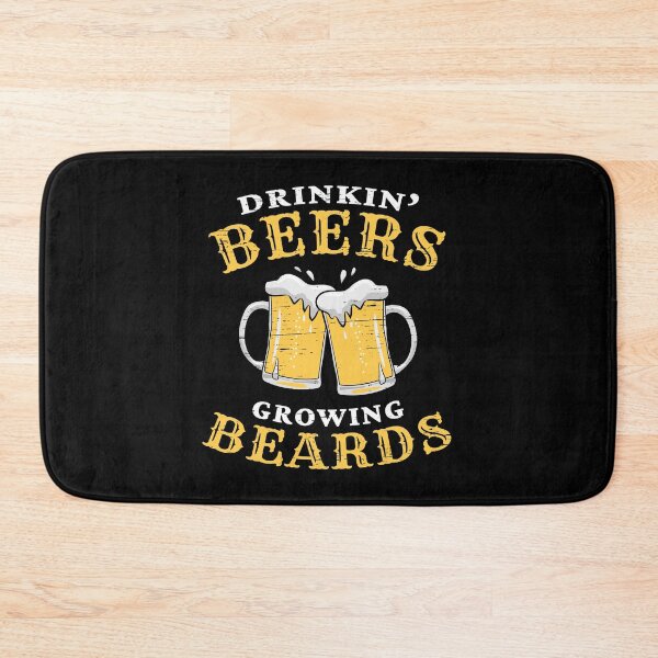 Item preview, Drinkin' Beers Growing Beards Happy Father's Day Beard Hair Beer Mustache Alcohol Drunkard Daddy Facial Hair designed and sold by shirti.