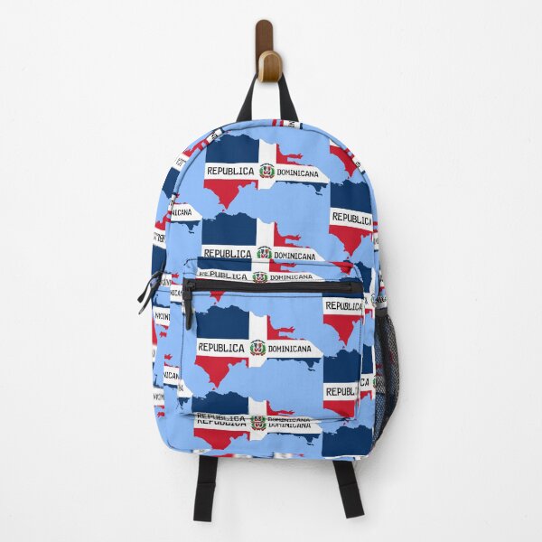 Item preview, Map & flag of Dominican Republic designed and sold by Travellerz.