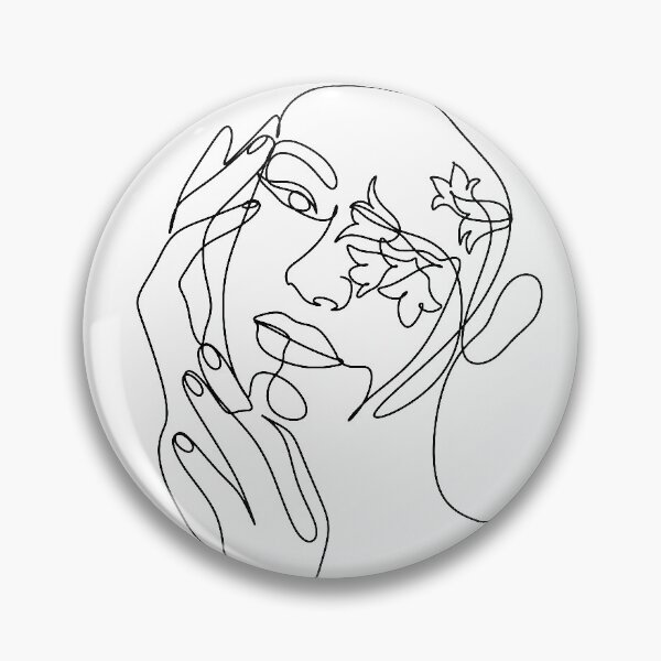 Item preview, Plant Head Woman Art Print | Woman With Plants on Head Poster | Flower Woman Wall Art | Woman With Flower Head Print | Line Drawing Woman designed and sold by OneLinePrint.