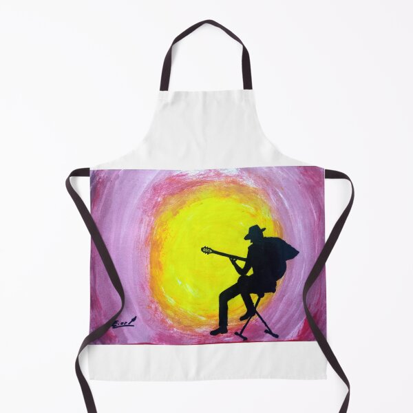 Item preview, Guitarist art print, guitarist painting, guitarist shadow designed and sold by elart66.