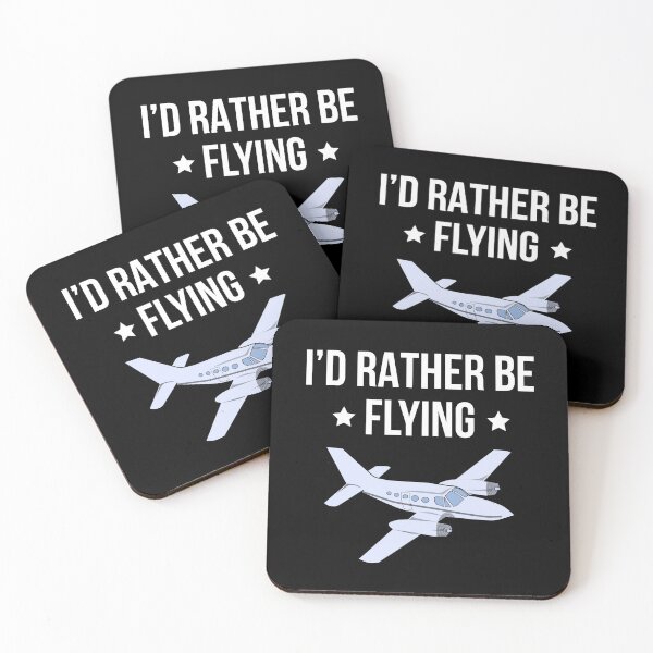 Item preview, I’d Rather Be Flying Pilot Gift designed and sold by Luna1Shop.