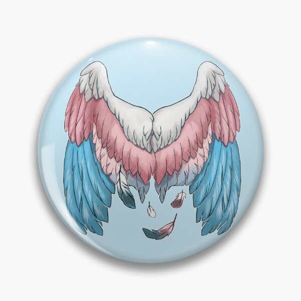 Item preview, Transgender Pride Owl Wings designed and sold by StillWinter.