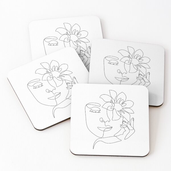 Item preview, Plant Head Woman Art Print | Woman With Plants on Head Poster | Flower Woman Wall Art | Woman With Flower Head Print | Line Drawing Woman designed and sold by OneLinePrint.