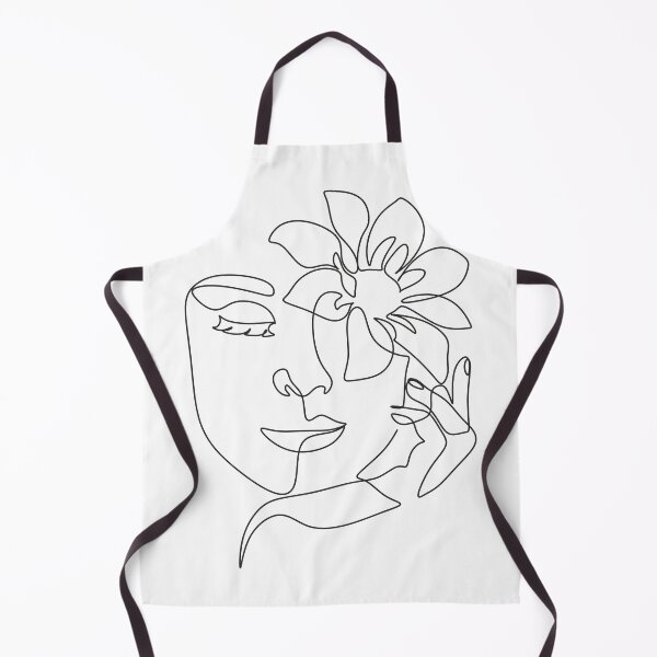 Item preview, Plant Head Woman Art Print | Woman With Plants on Head Poster | Flower Woman Wall Art | Woman With Flower Head Print | Line Drawing Woman designed and sold by OneLinePrint.