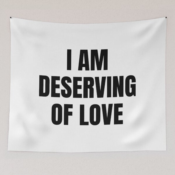 Item preview, I AM DESERVING OF LOVE designed and sold by iamxxx.