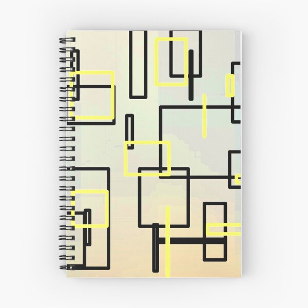 Item preview, Amarillo y Negro, Diseño Geométrico designed and sold by JANDR-Designs.