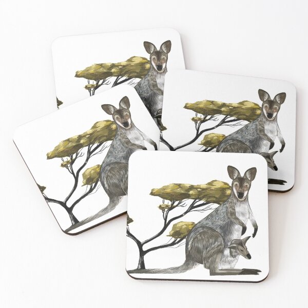 Item preview, kangaroo and her baby designed and sold by Emma010702.
