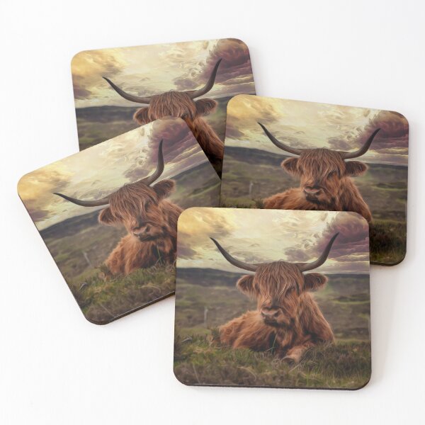 Item preview, Cattle painting  designed and sold by BorneowithLove.
