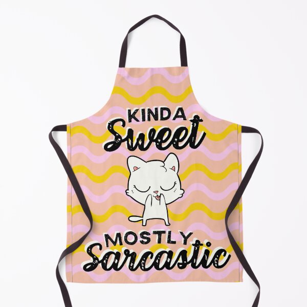 Item preview, Kinda Sweet Mostly Sarcastic - Japanese Kawaii Aesthetic, Cat designed and sold by ladylaughprints.