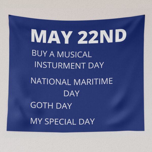 Item preview, Daily holidays - May 22nd designed and sold by edwardtiptonart.