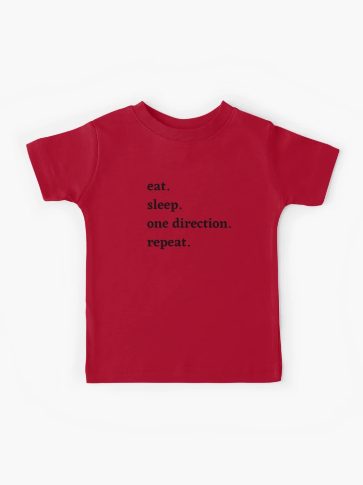 eat. sleep. one direction. repeat. - Cute One Direction merch | Kids T-Shirt