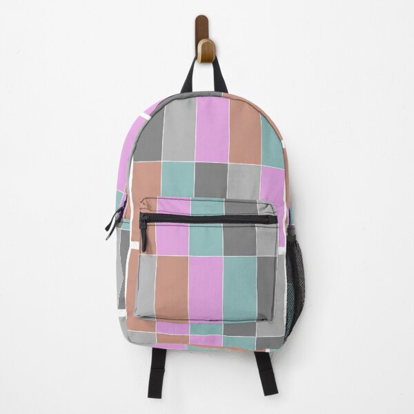 Item preview, Geometric pattern in gray, turquoise, pink and brown designed and sold by Ninaeva.