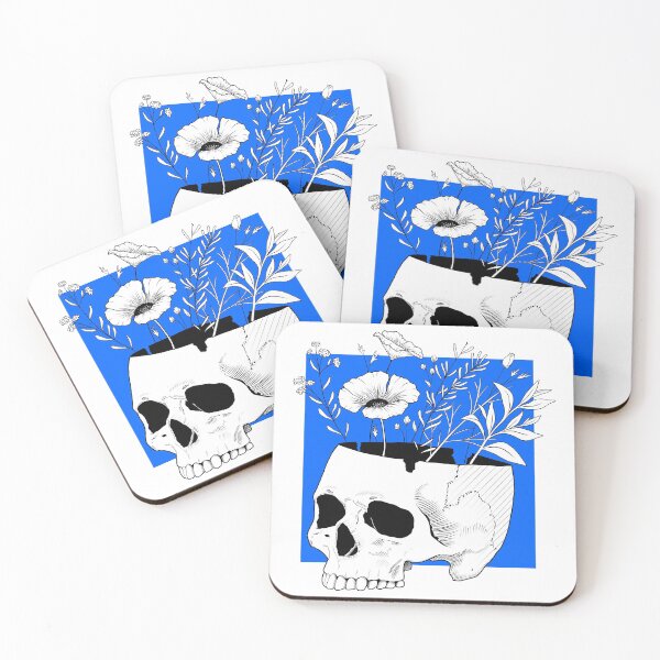 Item preview, Skull Girl - Flower pot designed and sold by Brysiaa.