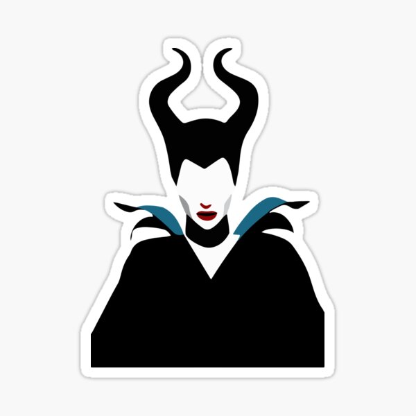 Maleficent with Raven Sticker  Evil disney, Sleeping beauty