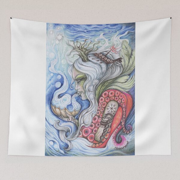 Item preview, Goddess Hrönn - Underwater currents. designed and sold by TerraMoon.