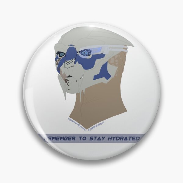 Item preview, 'Remember to stay hydrated' Garrus Vakarian designed and sold by MysticalEnby.