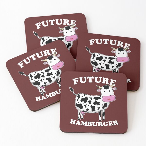 Item preview, Future Hamburger - Funny non Vegan Cow designed and sold by Dan66.